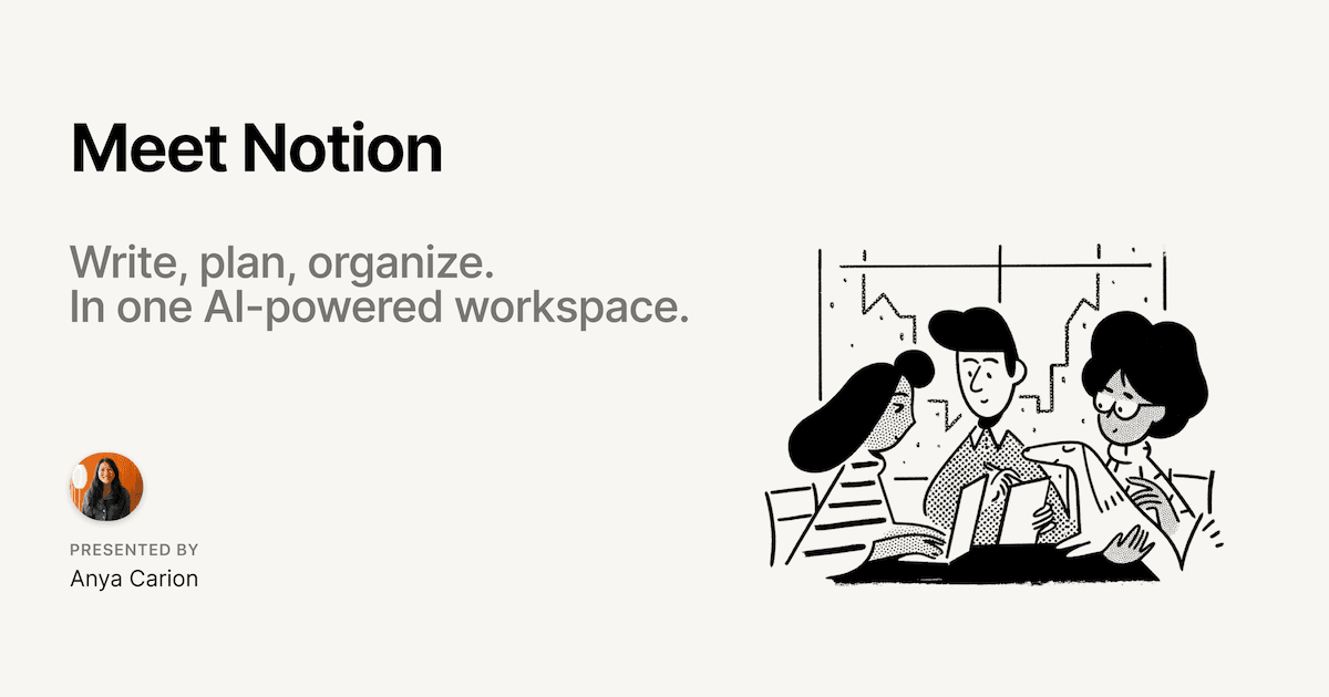 Meet Notion, for Product Developers