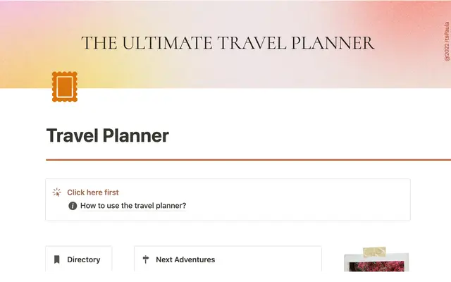 Ultimate Travel Planner